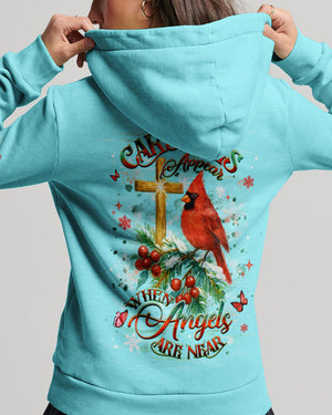 When Cardinals Appear Angels Are Near Women's All Over Print Shirt - Yhhg2810251
