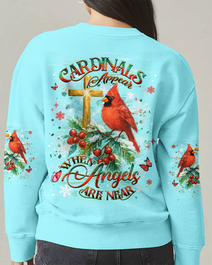 When Cardinals Appear Angels Are Near Women's All Over Print Shirt - Yhhg2810251