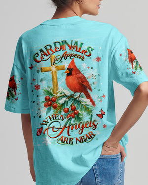 When Cardinals Appear Angels Are Near Women's All Over Print Shirt - Yhhg2810251