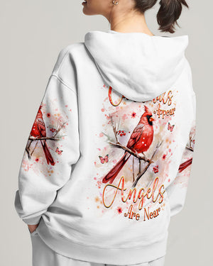 When Cardinals Appear Angels Are Near Women's All Over Print Shirt - Yhhg2907242