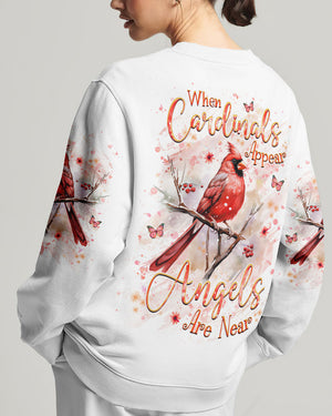 When Cardinals Appear Angels Are Near Women's All Over Print Shirt - Yhhg2907242