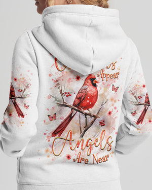 When Cardinals Appear Angels Are Near Women's All Over Print Shirt - Yhhg2907242
