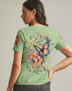 Pray More Worry Less Women's All Over Print Shirt - Yhhg2912251