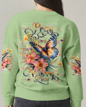 Pray More Worry Less Women's All Over Print Shirt - Yhhg2912251