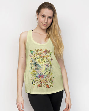 When Dragonflies Appear Angels Are Near Women's All Over Print Shirt - Yhhg3112243