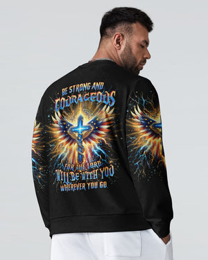 Be Strong And Courageous Men's All Over Print Shirt - Yhhn0401242