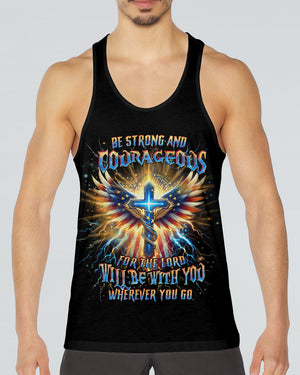 Be Strong And Courageous Men's All Over Print Shirt - Yhhn0401242