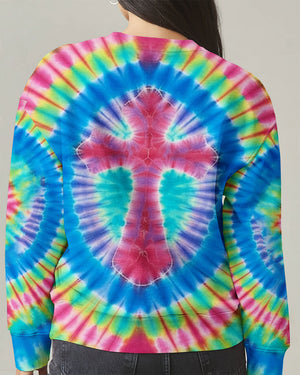 Colorful Swirl Cross Women's All Over Print Shirt - Yhhn0601263