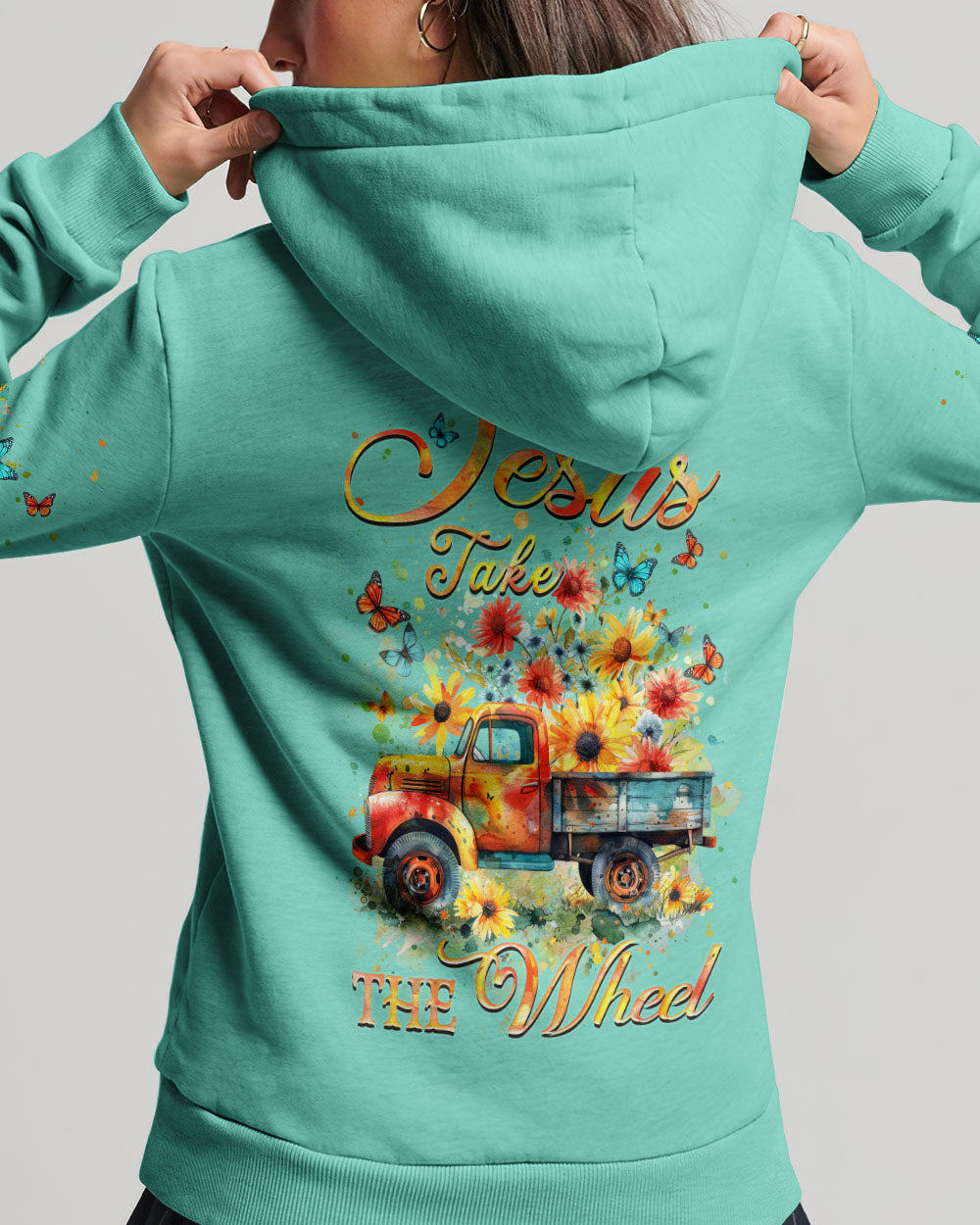 Jesus Take The Wheel Women's All Over Print Shirt - Yhhn1603241