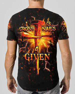 1 Cross 3 Nails 4 Given Men's All Over Print Shirt - Yhhn0801253