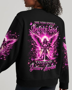 She Who Kneels Before God Women's All Over Print Shirt - Yhhn2204242
