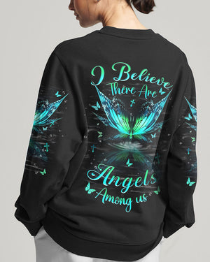 I Believe There Are Angels Among Us Women's All Over Print Shirt - Yhhn2401252