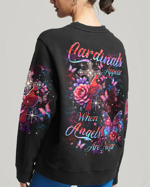 When Cardinals Appear Angels Are Near Women's All Over Print Shirt - Yhhn3112243