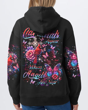 When Cardinals Appear Angels Are Near Women's All Over Print Shirt - Yhhn3112243