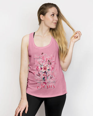 Just A Girl Who Loves Jesus Women's All Over Print Shirt - Yhkd0102241