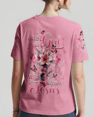 Just A Girl Who Loves Jesus Women's All Over Print Shirt - Yhkd0102241