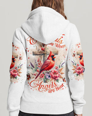 Cardinals Appear When Angels Are Near Women's All Over Print Shirt - Yhkd0201242