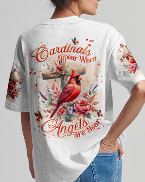 Cardinals Appear When Angels Are Near Women's All Over Print Shirt - Yhkd0201242