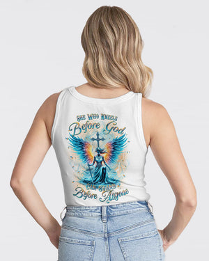 She Who Kneels Before God Women's All Over Print Shirt - Yhkd0301243