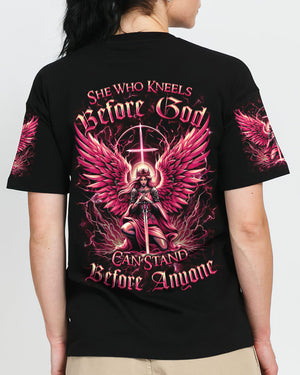 She Who Kneels Before God Women's All Over Print Shirt - Yhkd0304244