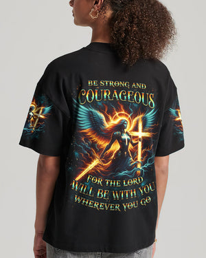 Be Strong And Courageous Women's All Over Print Shirt - Yhkd1104241