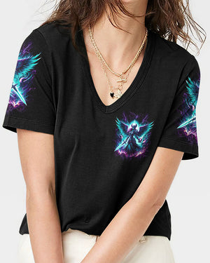 A Child Of God A Woman Of Faith Women's All Over Print Shirt - Yhkd1303244