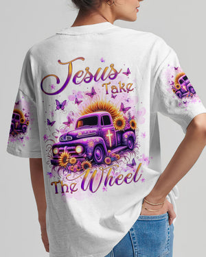 Jesus Take The Wheel Sunflower Women's All Over Print Shirt - Yhkd1502241