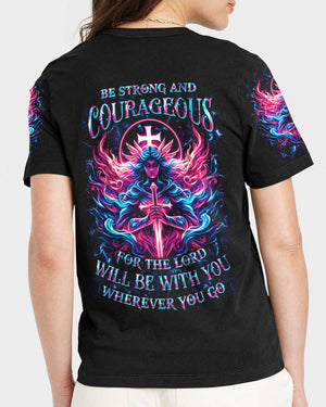 Be Strong And Courageous Women's All Over Print Shirt - Yhkd1604244