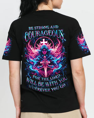 Be Strong And Courageous Women's All Over Print Shirt - Yhkd1604244