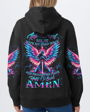 The Devil Saw Me With My Head Down Women's All Over Print Shirt - Yhkd2504242