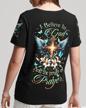 I Believe In God Women's All Over Print Shirt - Yhkd2602241