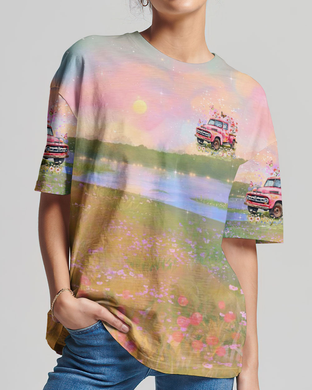 Jesus Take The Wheel Women's All Over Print Shirt - Yhkd3005244