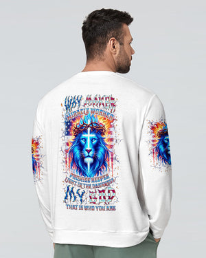 Way Maker Miracle Worker Cross Lion Men's All Over Print Shirt - Yhln0306244