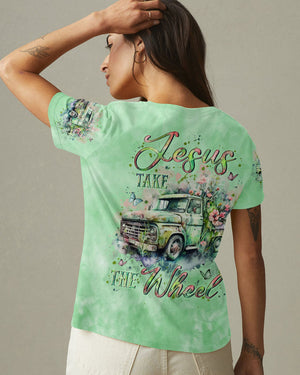 Jesus Take The Wheel Women's All Over Print Shirt - Yhln0402253