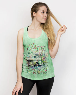 Jesus Take The Wheel Women's All Over Print Shirt - Yhln0402253