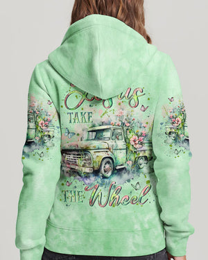Jesus Take The Wheel Women's All Over Print Shirt - Yhln0402253