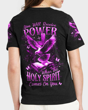 You Will Receive Power When The Holy Spirit Women's All Over Print Shirt - Yhln1004241