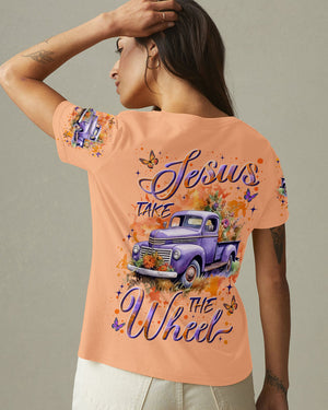 Jesus Take The Wheel Women's All Over Print Shirt - Yhln1109253