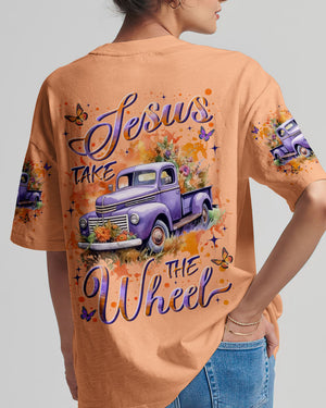 Jesus Take The Wheel Women's All Over Print Shirt - Yhln1109253
