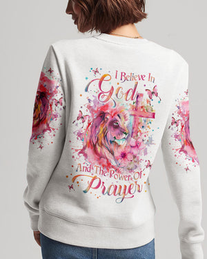 I Believe In God Lion Women's All Over Print Shirt - Yhln2301242