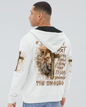 Jesus Dropped The Charges Lion Men's All Over Print Shirt - Yhln2308242