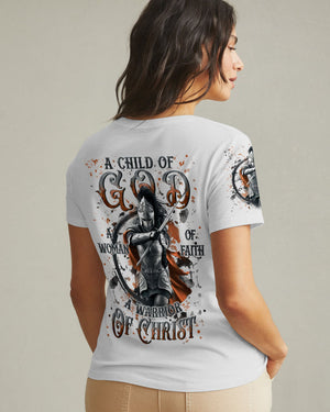 A Child Of God A Woman Of Faith Women's All Over Print Shirt - Yhln2409253