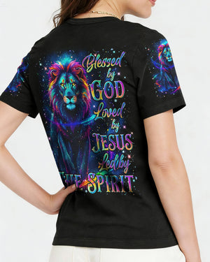 Blessed By God Lion Women's All Over Print Shirt - Yhln2412251