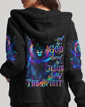 Blessed By God Lion Women's All Over Print Shirt - Yhln2412251