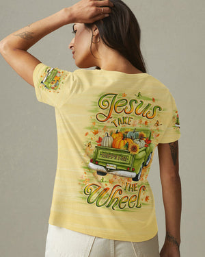 Jesus Take The Wheel Women's All Over Print Shirt - Yhlt0108253