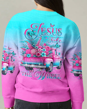 Jesus Take The Wheel Women's All Over Print Shirt - Yhlt0201252
