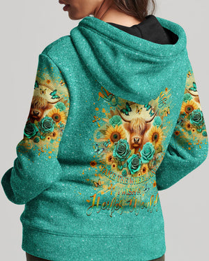 Living Life Somewhere Between Jesus Heifers Women's All Over Print Shirt - Yhlt0307241