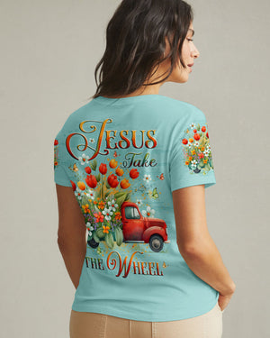Jesus Take The Wheel Women's All Over Print Shirt - Yhlt0402251