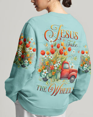 Jesus Take The Wheel Women's All Over Print Shirt - Yhlt0402251