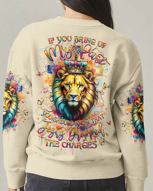 Jesus Dropped The Charges Lion Women's All Over Print Shirt - Yhlt0404253